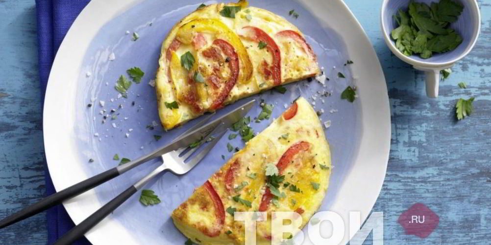 Как приготовить омлет с овощами