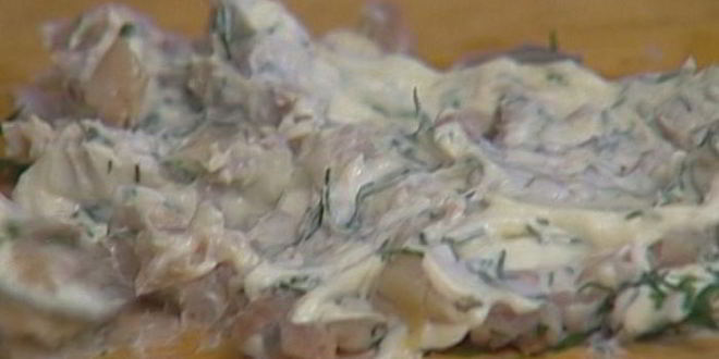 Рецепт омлет с сельдью