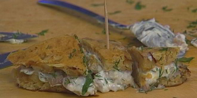 Рецепт омлет с сельдью