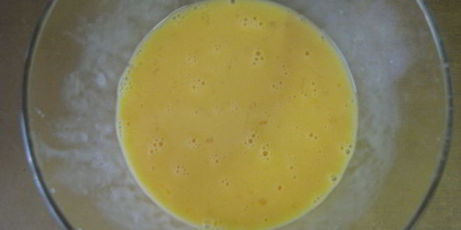 Рецепт омлет с сырным припеком