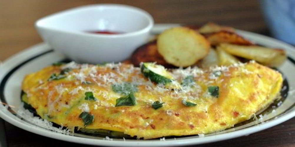 Как приготовить омлет с цукини