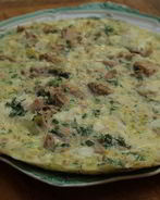 Омлет с тунцом и фетой