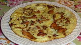 Рецепт Омлет с творогом и лисичками