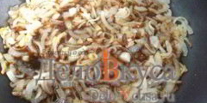 Рецепт омлет с жареным луком и соевым соусом