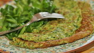 Рецепт Омлет со щавелем в мультиварке