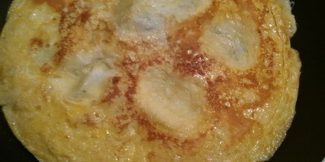 Рецепт омлет со шпинатом и сыром