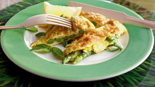 Рецепт Омлет со спаржей