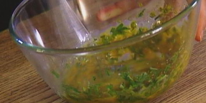 Рецепт омлет-суфле с петрушкой, укропом и тархуном