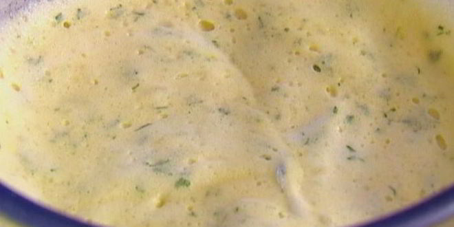 Рецепт омлет-суфле с петрушкой, укропом и тархуном