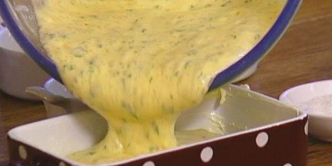 Рецепт омлет-суфле с петрушкой, укропом и тархуном