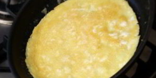 Рецепт омлет тонкий