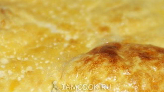 Рецепт Омлет в духовке с молоком