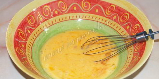 Рецепт омлет в духовке с молоком