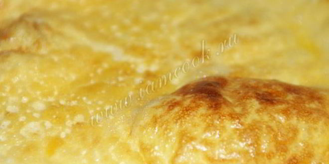 Рецепт омлет в духовке с молоком