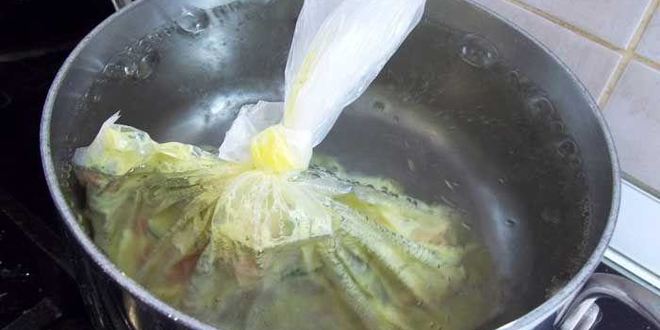 Рецепт омлет в пакете сваренный