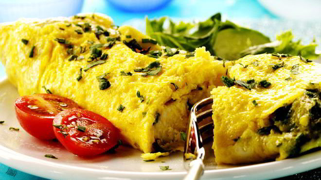 Рецепт Омлет в пакете