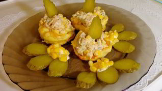 Рецепт Омлетные гнездышки-ассорти