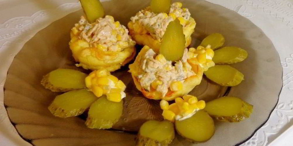 Как приготовить омлетные гнездышки-ассорти