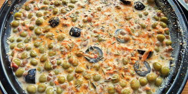 Рецепт омлеты с гречкой и маслинами