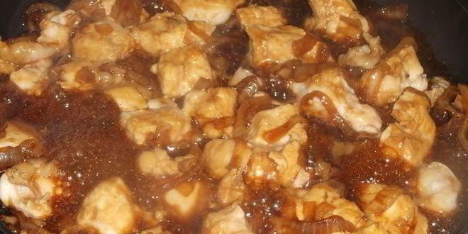 Рецепт оякодон — японский омлет с рисом и курицей