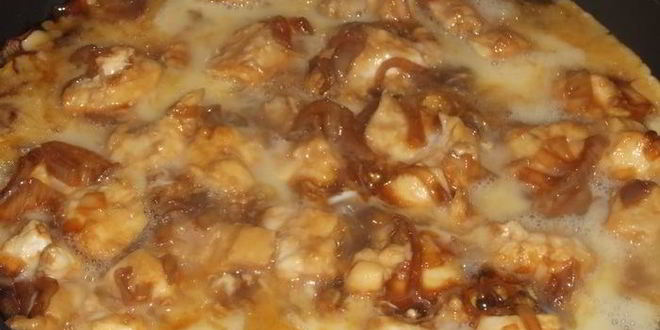 Рецепт оякодон — японский омлет с рисом и курицей