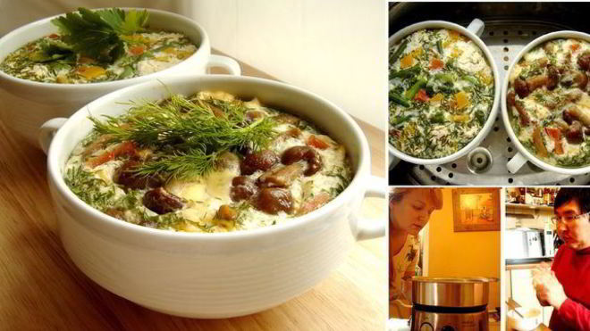 Рецепт Паровые омлеты