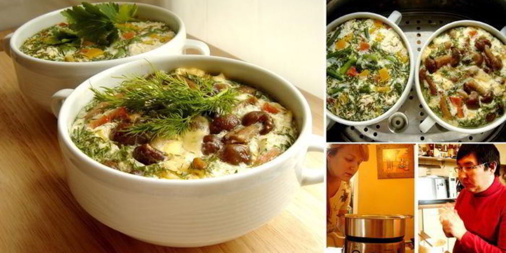 Как приготовить паровые омлеты