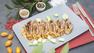 Рецепт Прыгающий омлетный рулет