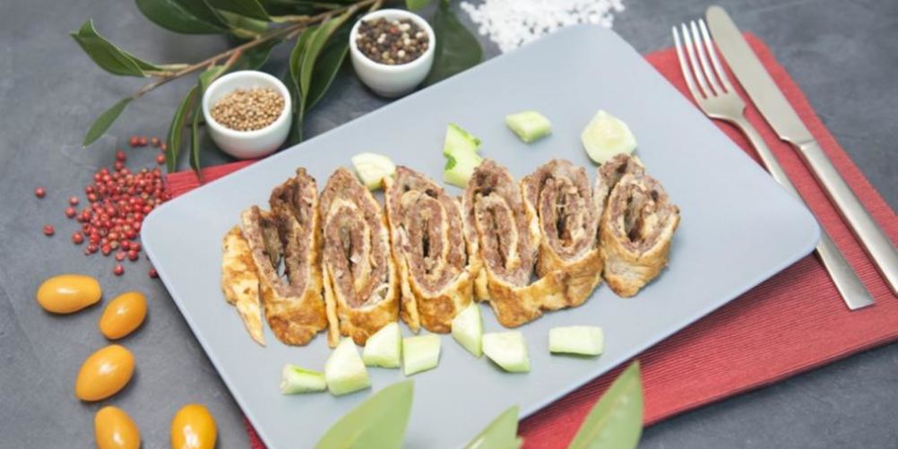 Как приготовить прыгающий омлетный рулет