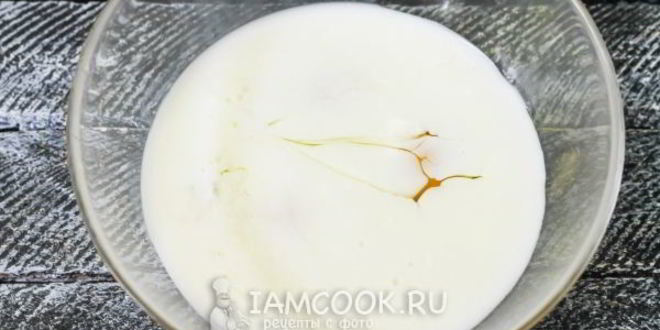 Рецепт пышный омлет с молоком на сковороде