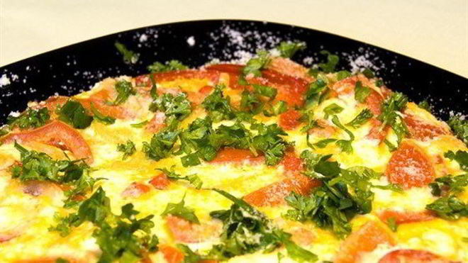 Рецепт Разноцветный омлет