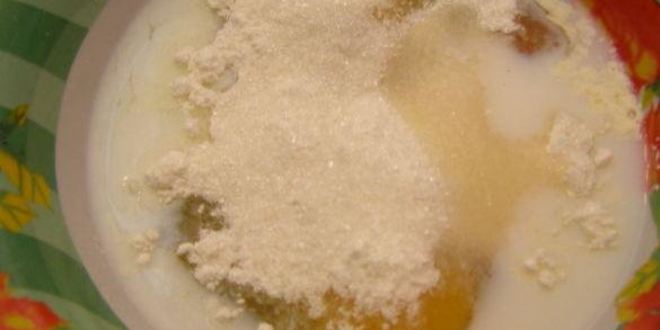 Рецепт сладкий омлет