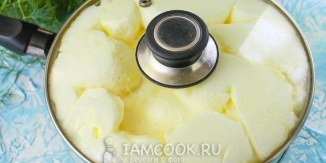 Рецепт воздушный омлет на сковороде