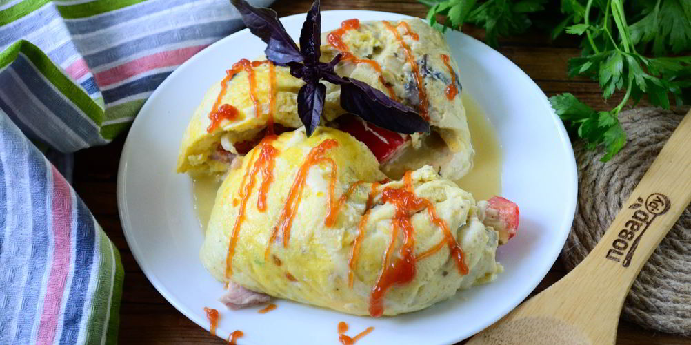 Как приготовить воздушный омлет в пакете