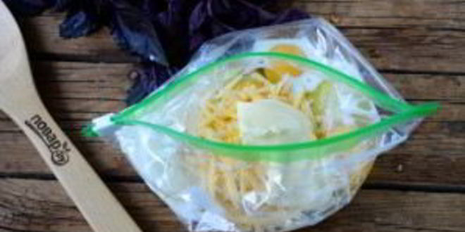 Рецепт воздушный омлет в пакете