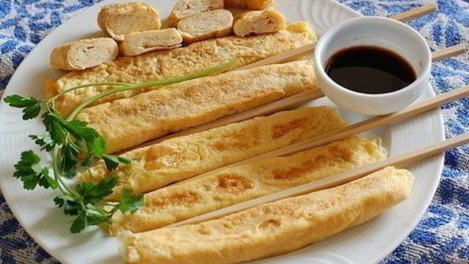 Рецепт Японский омлет-рулетик