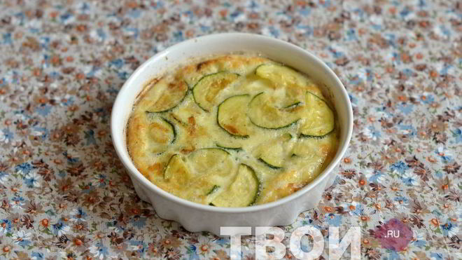 Рецепт Запеченный омлет с цукини