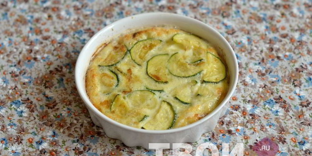 Как приготовить запеченный омлет с цукини