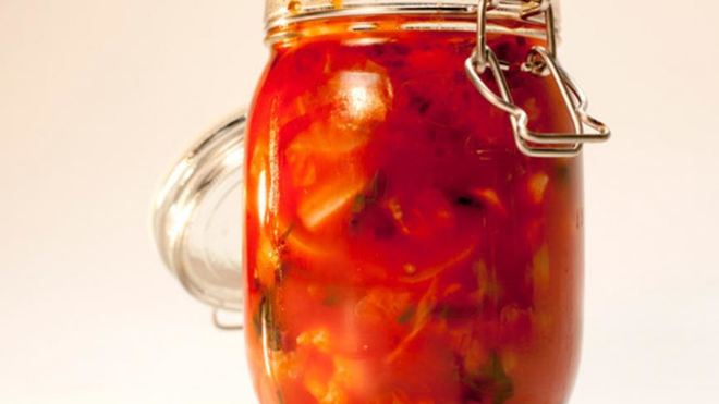 Рецепт Острая овощная закуска