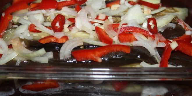 Рецепт острая закуска из баклажанов