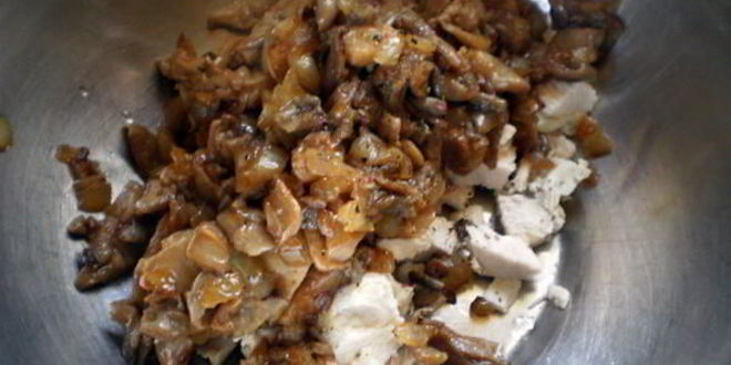 Рецепт куриный паштет с грибами