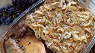 Рецепт Куриный паштет со сладким перцем и орехами