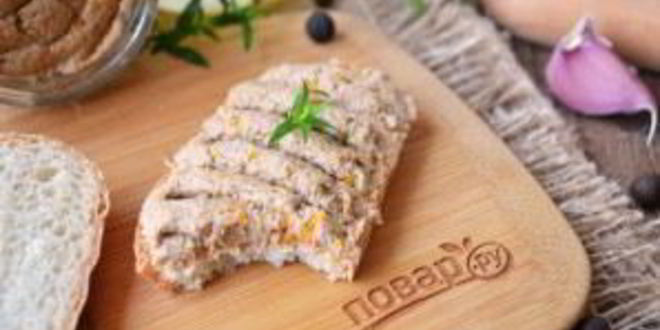 Рецепт мясной паштет