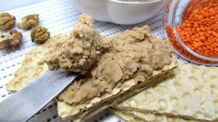 Рецепт Паштет из чечевицы с курагой