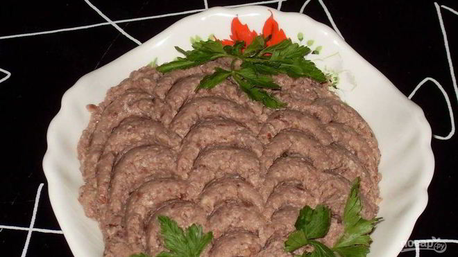 Рецепт Паштет из фасоли