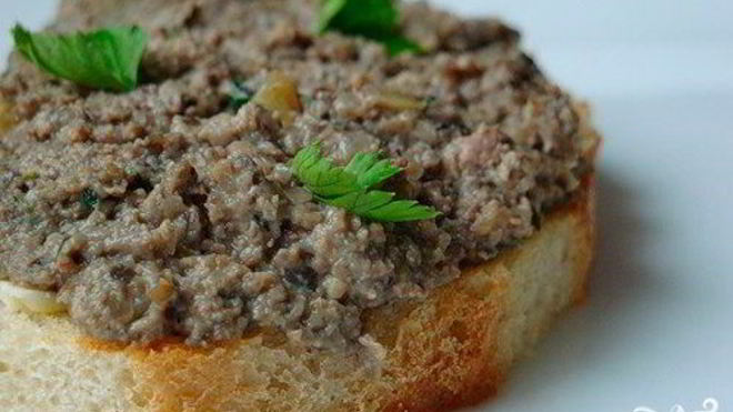 Рецепт Паштет из грибов постный