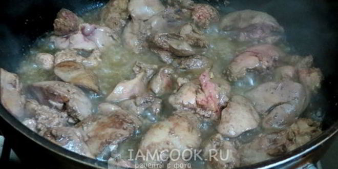 Рецепт паштета из куриной печени нарезной