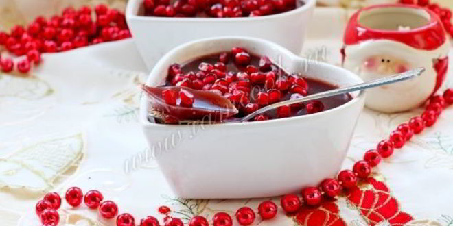 Рецепт паштет из куриной печени в гранатовом желе