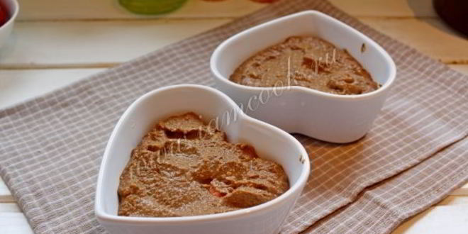 Рецепт паштет из куриной печени в гранатовом желе