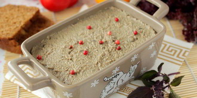 Рецепт паштет печеночный с баклажаном